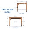 Backyard Discovery 12×9.5 Arcadia Gazebo