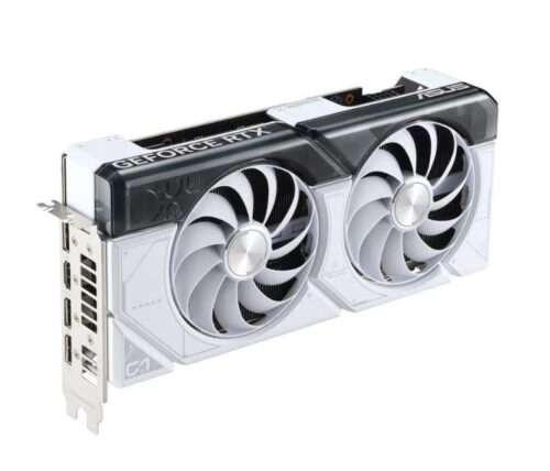 Asus NVIDIA GeForce RTX 4070 12 GB GDDR6X 192 bit PCIE 4.0 16x 1xHDMI 3xDisplayPort DUAL-RTX4070-O12G-WHITE