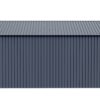 Arrow Shed Elite 14′ x 16′ Outdoor Lockable Gable Roof Steel Storage Shed Building, Anthracite
