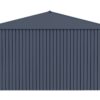 Arrow Shed Elite 14′ x 16′ Outdoor Lockable Gable Roof Steel Storage Shed Building, Anthracite