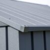 Arrow Shed Elite 14′ x 16′ Outdoor Lockable Gable Roof Steel Storage Shed Building, Anthracite
