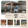 Backyard Discovery 12×9.5 Arcadia Gazebo